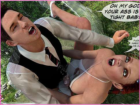 Shemale Bride Caption - Naughty Shemale Bride. Lousy dude is violently shaging with ...